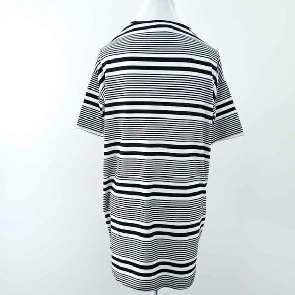 Lularoe Tunic Black White Stripe High Low XXS Shirt Top Blouse Women - Picture 4 of 6